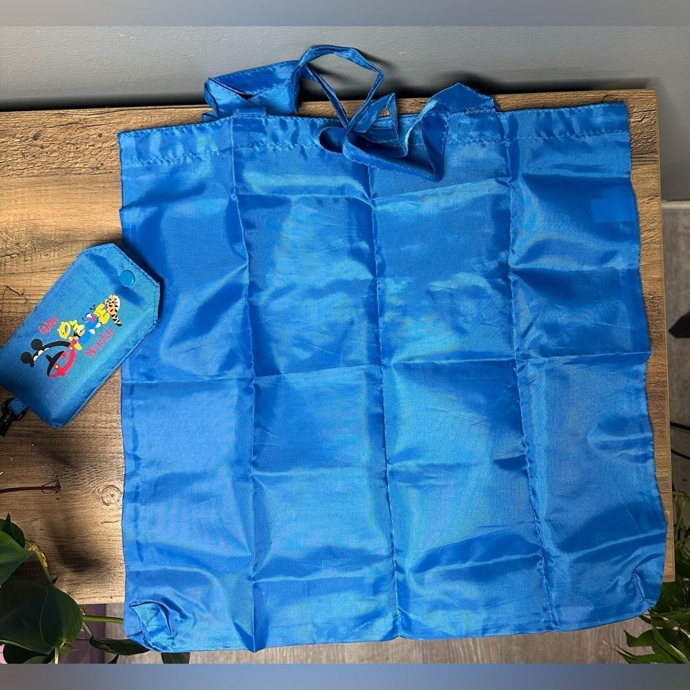 Disney Blue Nylon Tote Bag. New without tags. - Picture 2 of 3